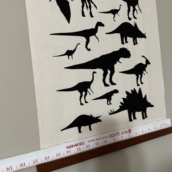 Dinosaur Silhouette Fabric Poster - Picture 3 of 4